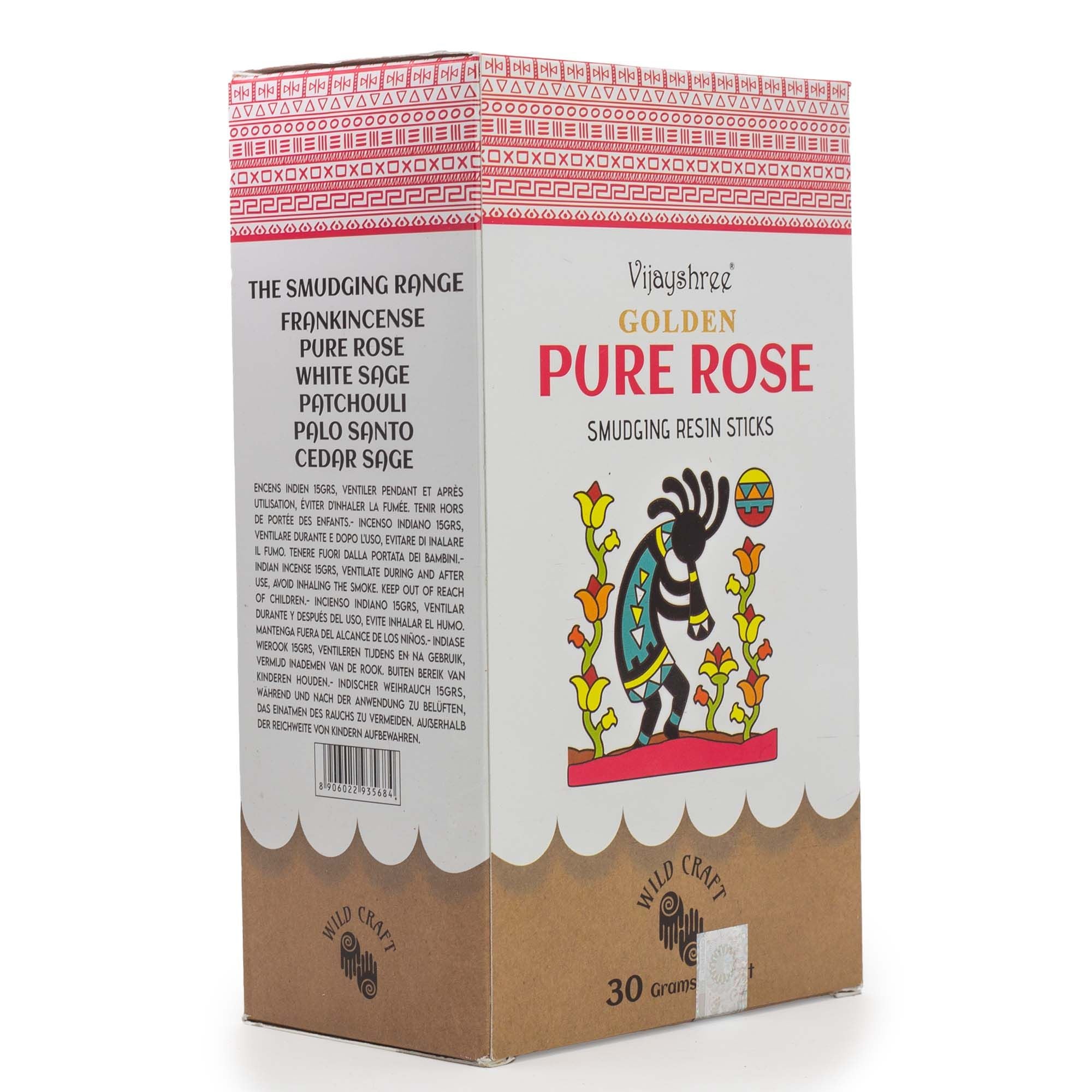 Golden Pure Rose Smudging Resin Sticks Pack of 30g for Aromatic Use
