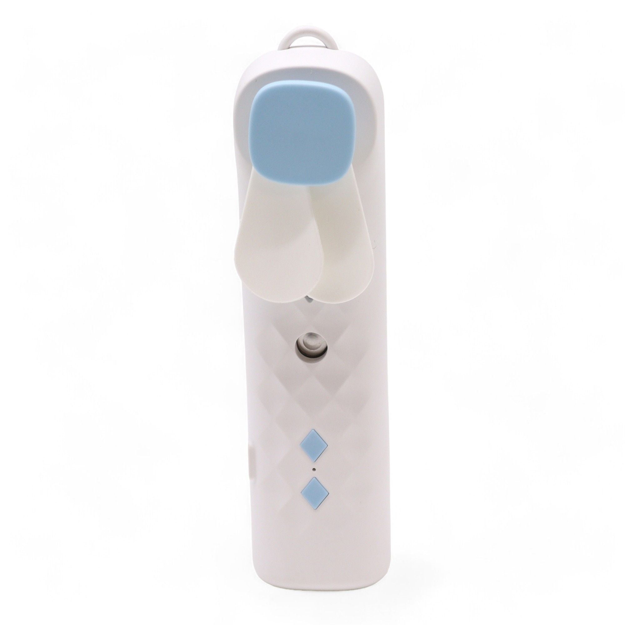 White Nano Mist Face Fan and Spray USB Rechargeable Portable Cooler