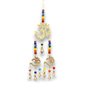 Indian Chimes Brass Om with Chakra Beads and 7 Melodic Bells