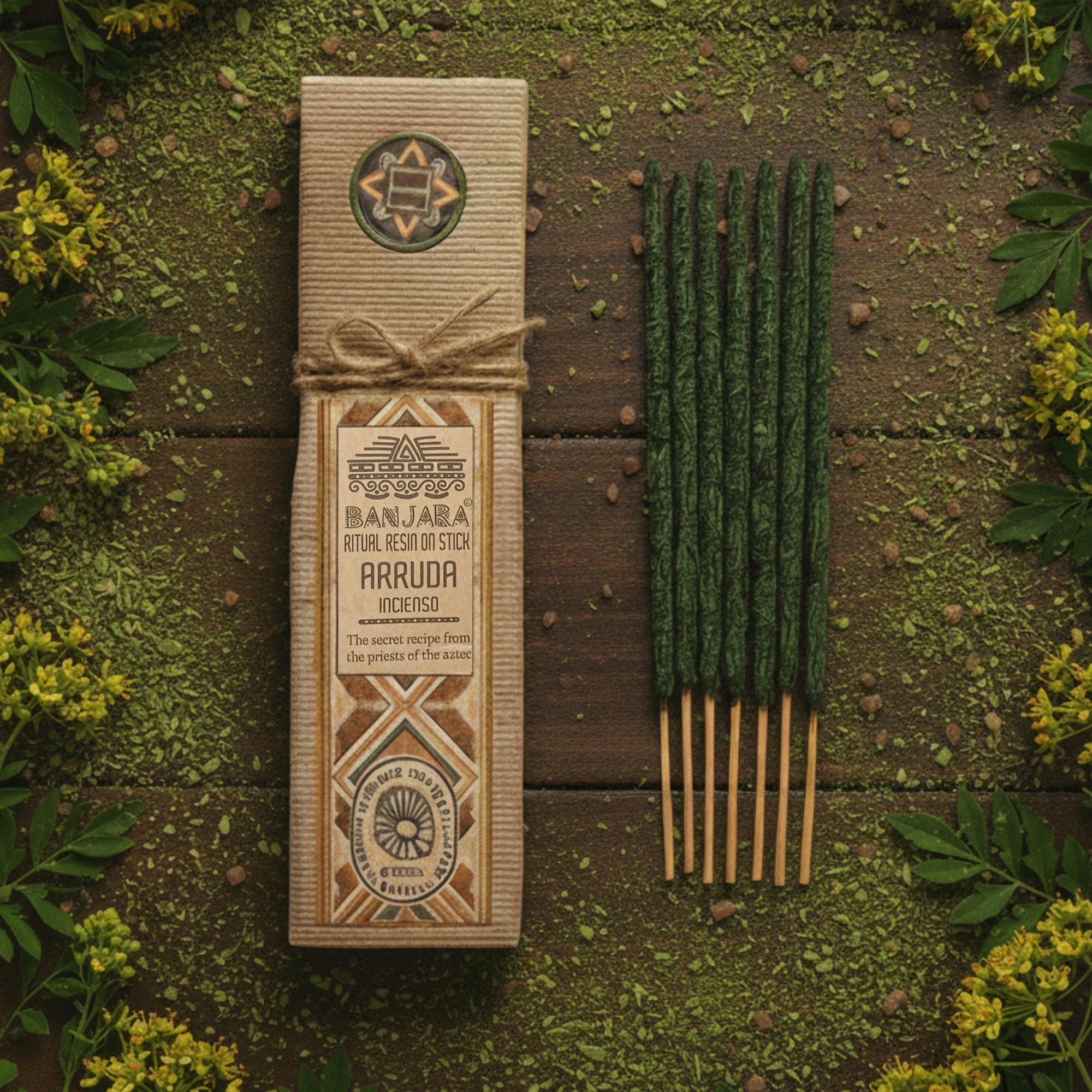 Ritual Resin on Stick Arruda for Cleansing and Space Protection