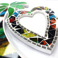 Large Mosaic Coconut Picture Frame Double for Cherished Memories