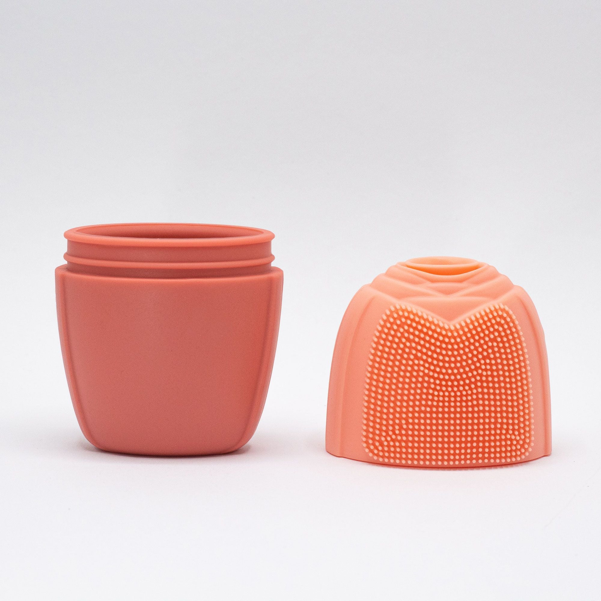 Peach Silicone Ice Face Roller for Refreshing Skincare Routine