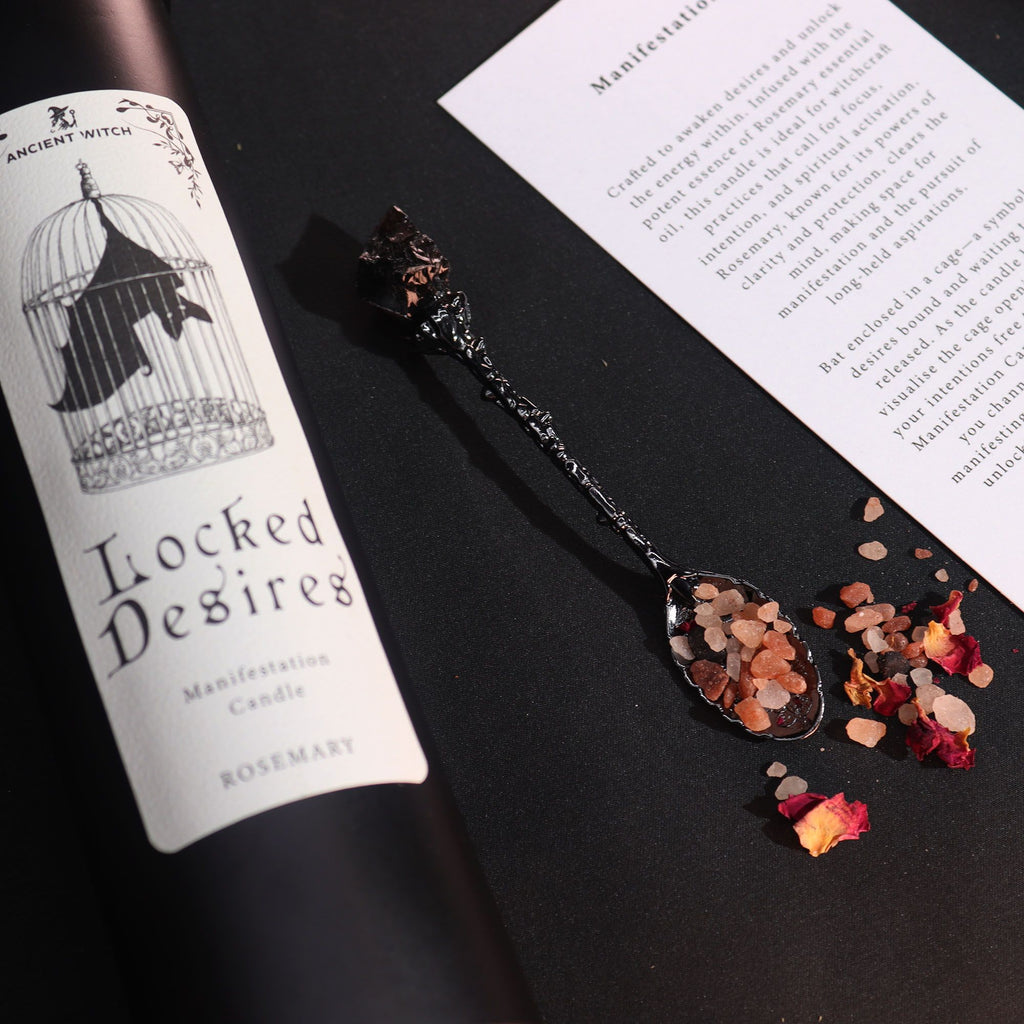Ancient Witch Locked Desires Ritual Candle for Manifestation Magic