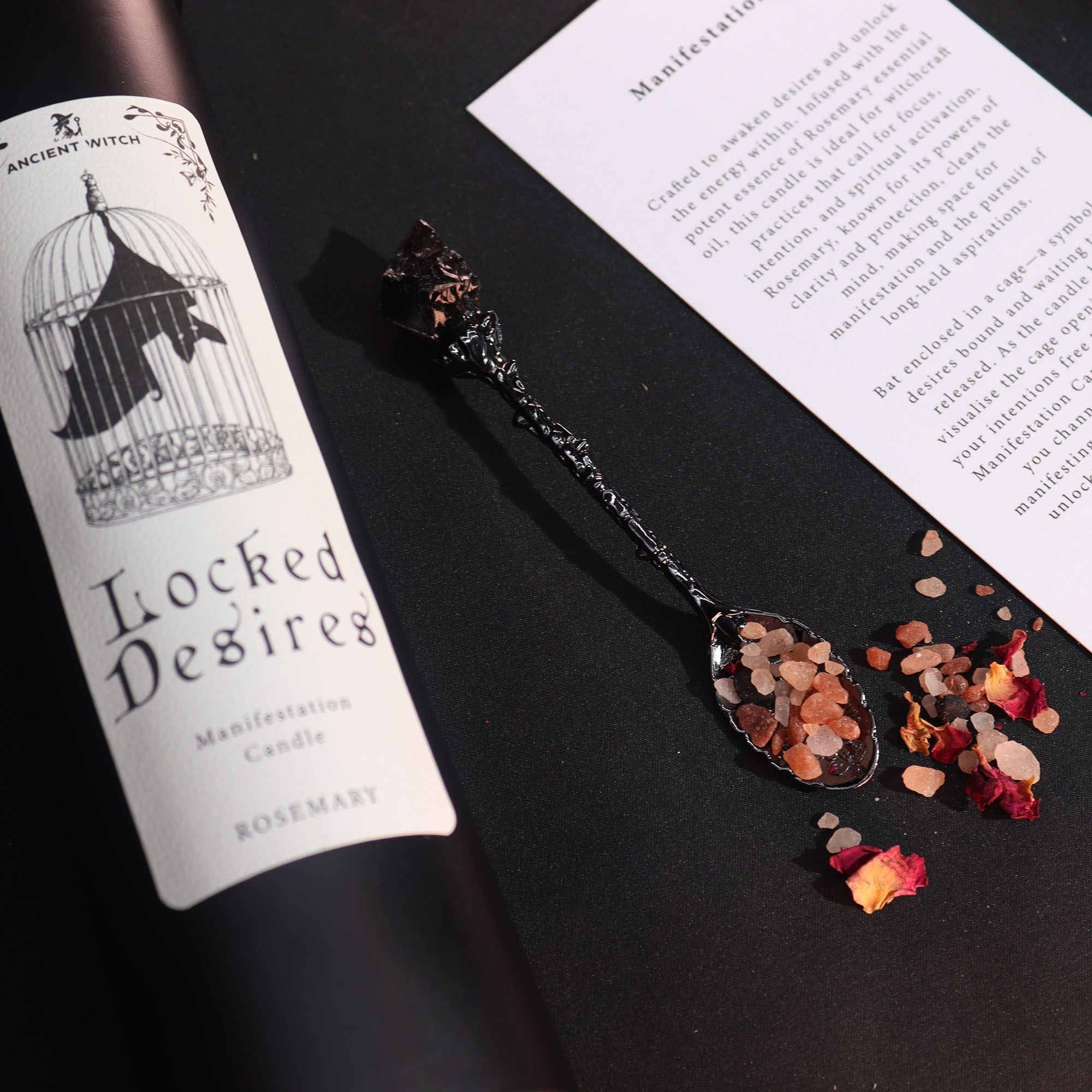 Ancient Witch Locked Desires Ritual Candle for Manifestation Magic