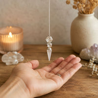 The Architect of Clarity - Three Piece Pendulum - Crystal Quartz
