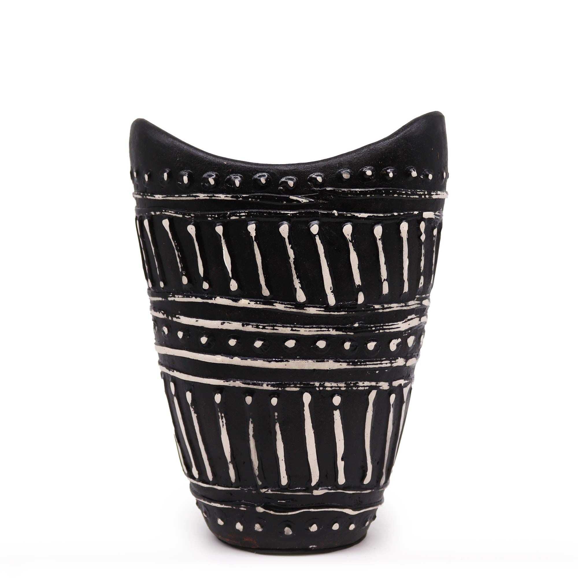 Swirls Shaped Chocolate Vase for Unique Home Decor and Style