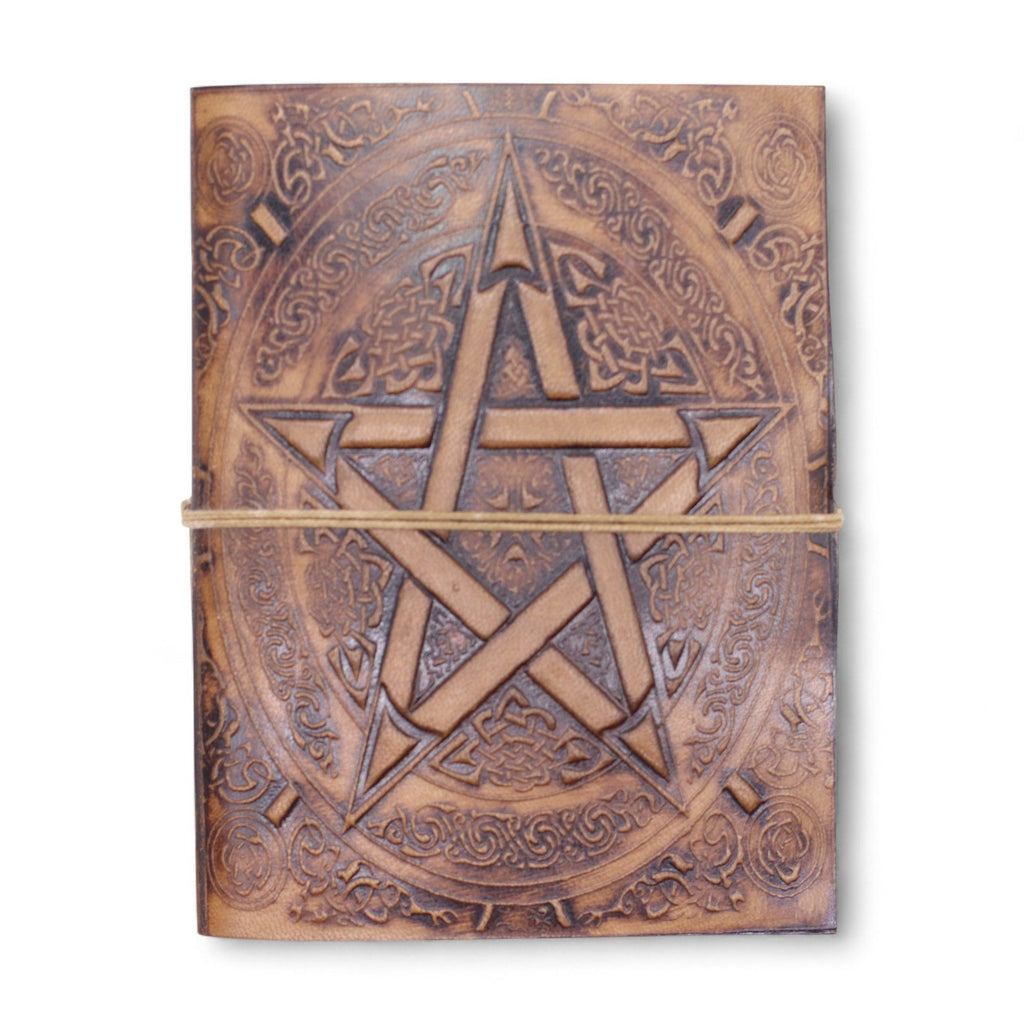 Assorted Leather Notebooks with Unique Embossed Designs