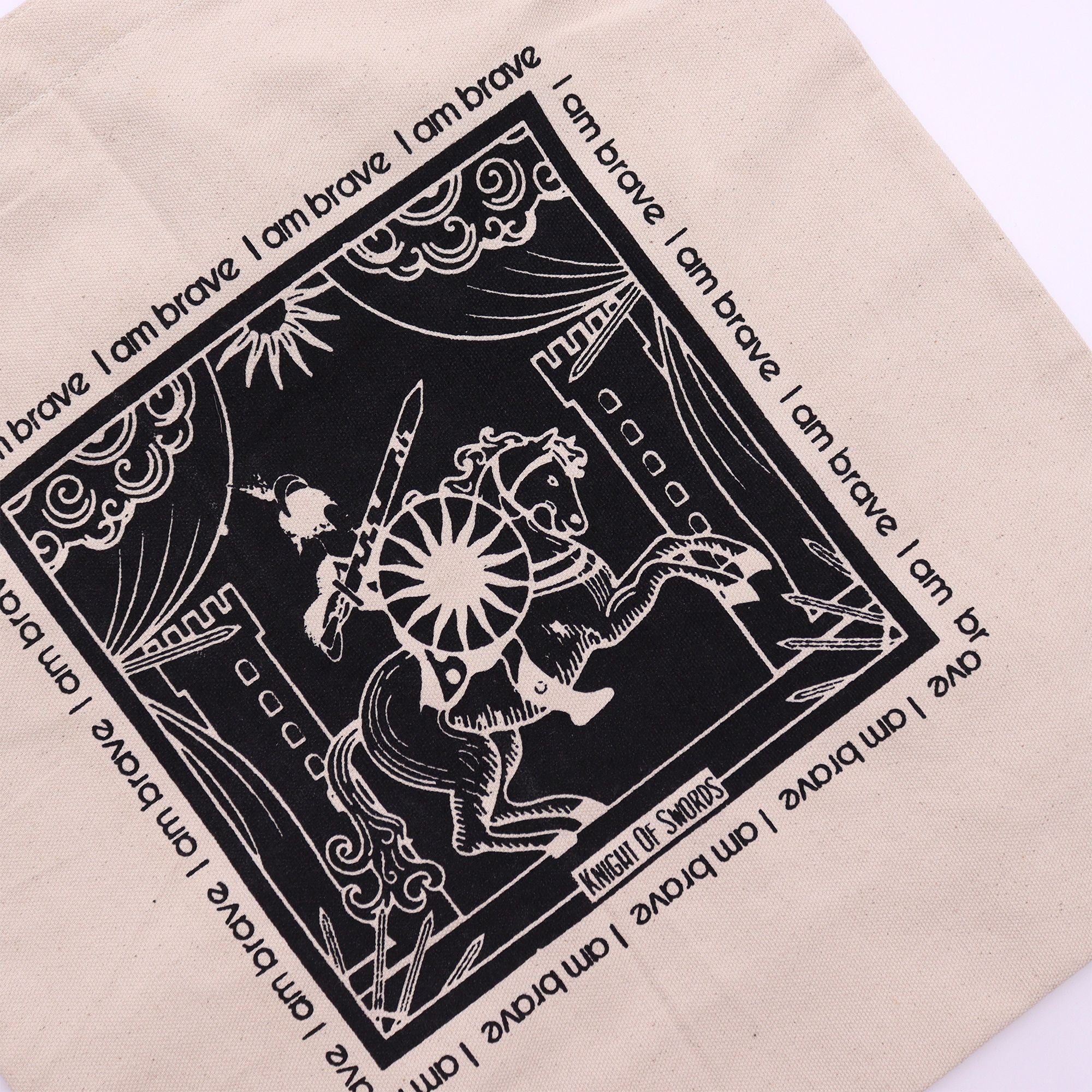 Hop Hare Tote Bag I am Brave for Everyday Empowerment and Style