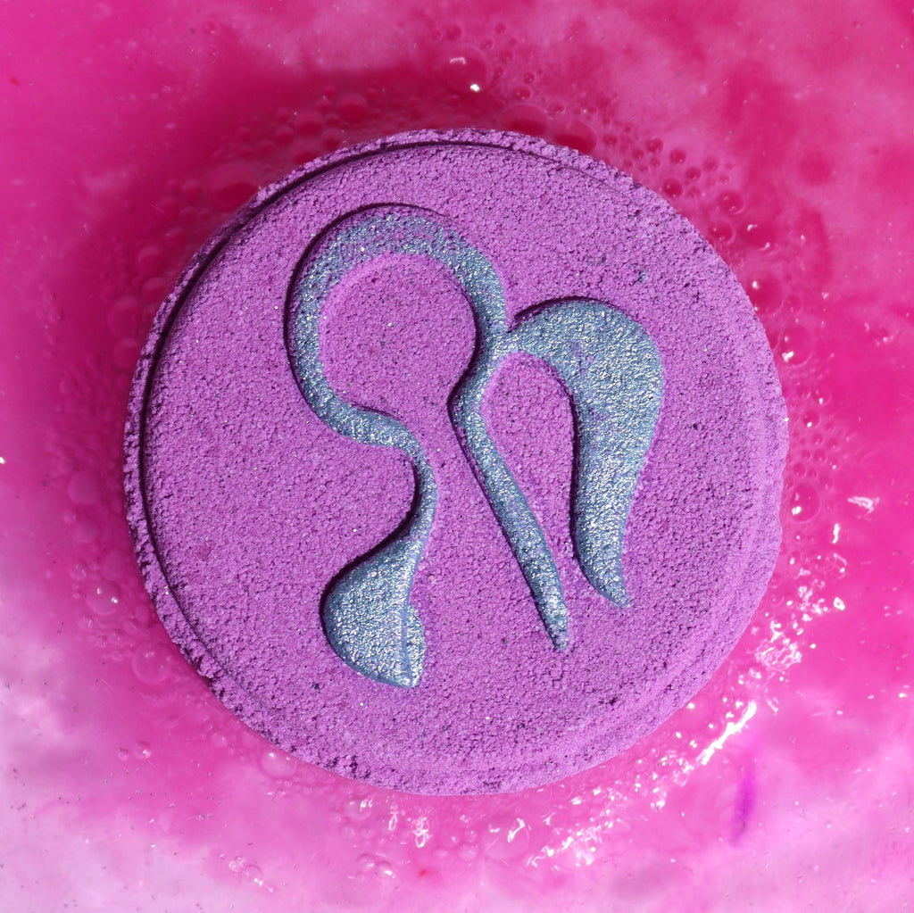 Zodiac Bath Fizzers Virgo Self Care Set with Calming Scents