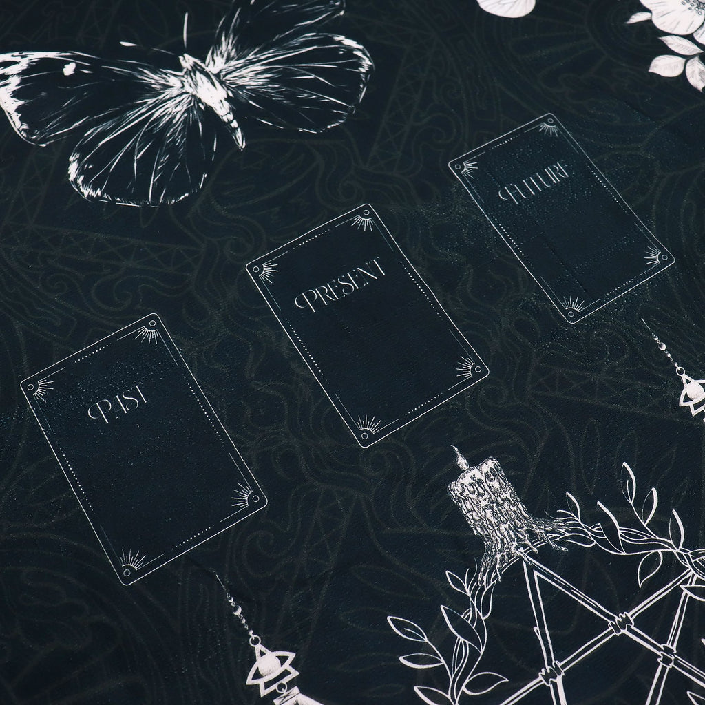 Ancient Witch Tarot Reading Cloth for Enchanting Rituals and Spells