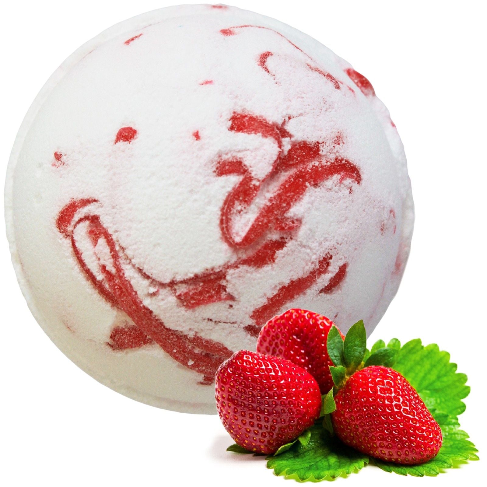 Tropical Paradise Coco Bath Bomb with Strawberry Scented Bliss