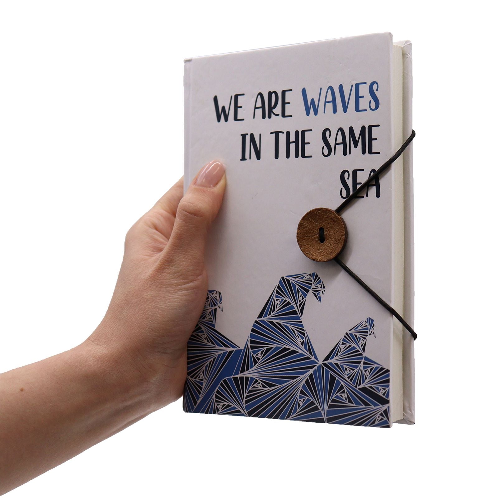 Leaves on the Same Tree Design Notebook with Secure Strap Closure