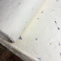 Lokta Craft & Wrapping Paper 51x76cm with Cornflower Petals