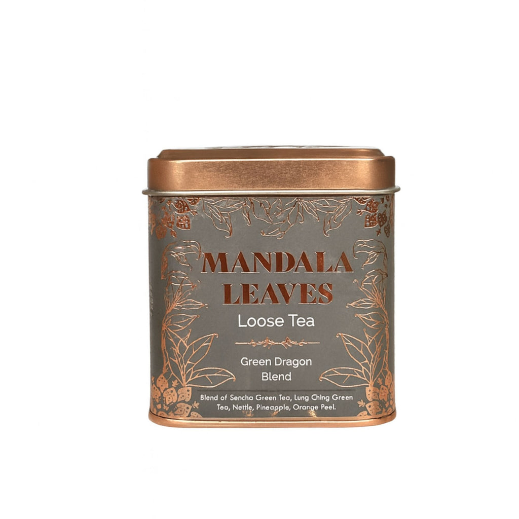 50g Green Dragon Tea Blend Energising Fruity Green Tea in Tin