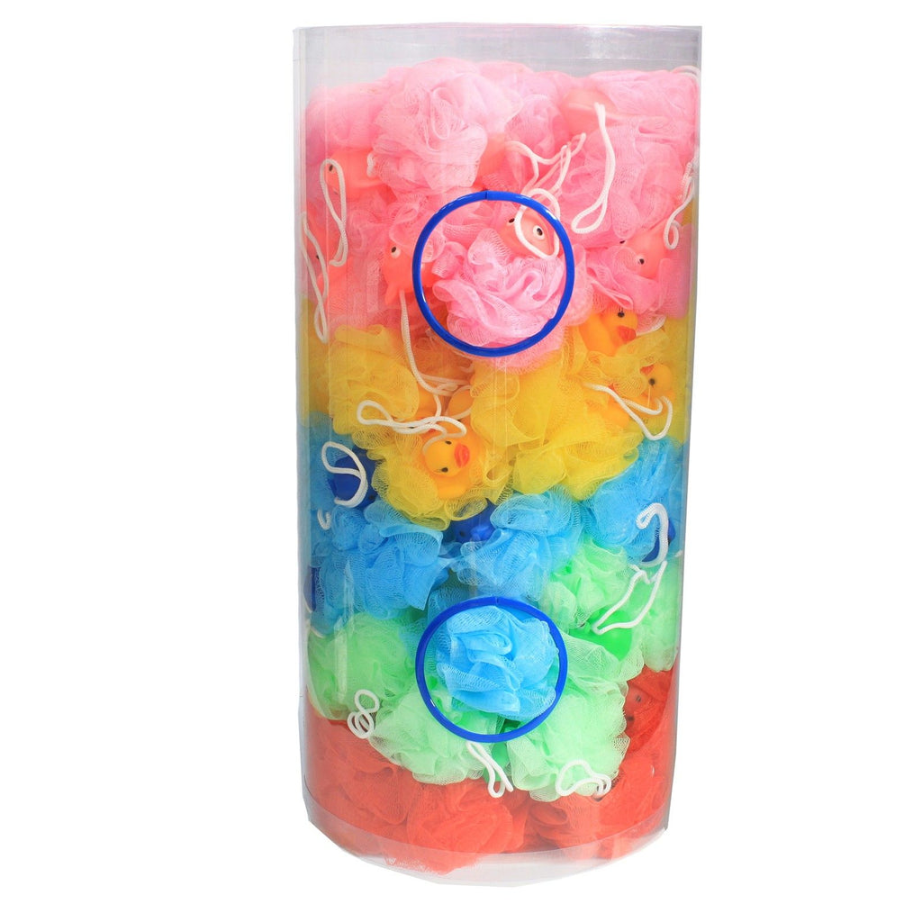 Squeaky Toy Scrunchie for Fun Bath Time in Assorted Colours