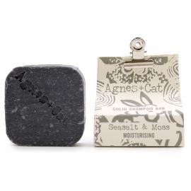 Agnes + Cat Sea Salt & Moss Solid Shampoo for Fresh Hair Care