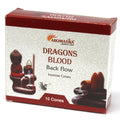 Aromatica Backflow Incense Cones Dragons Blood for Relaxation