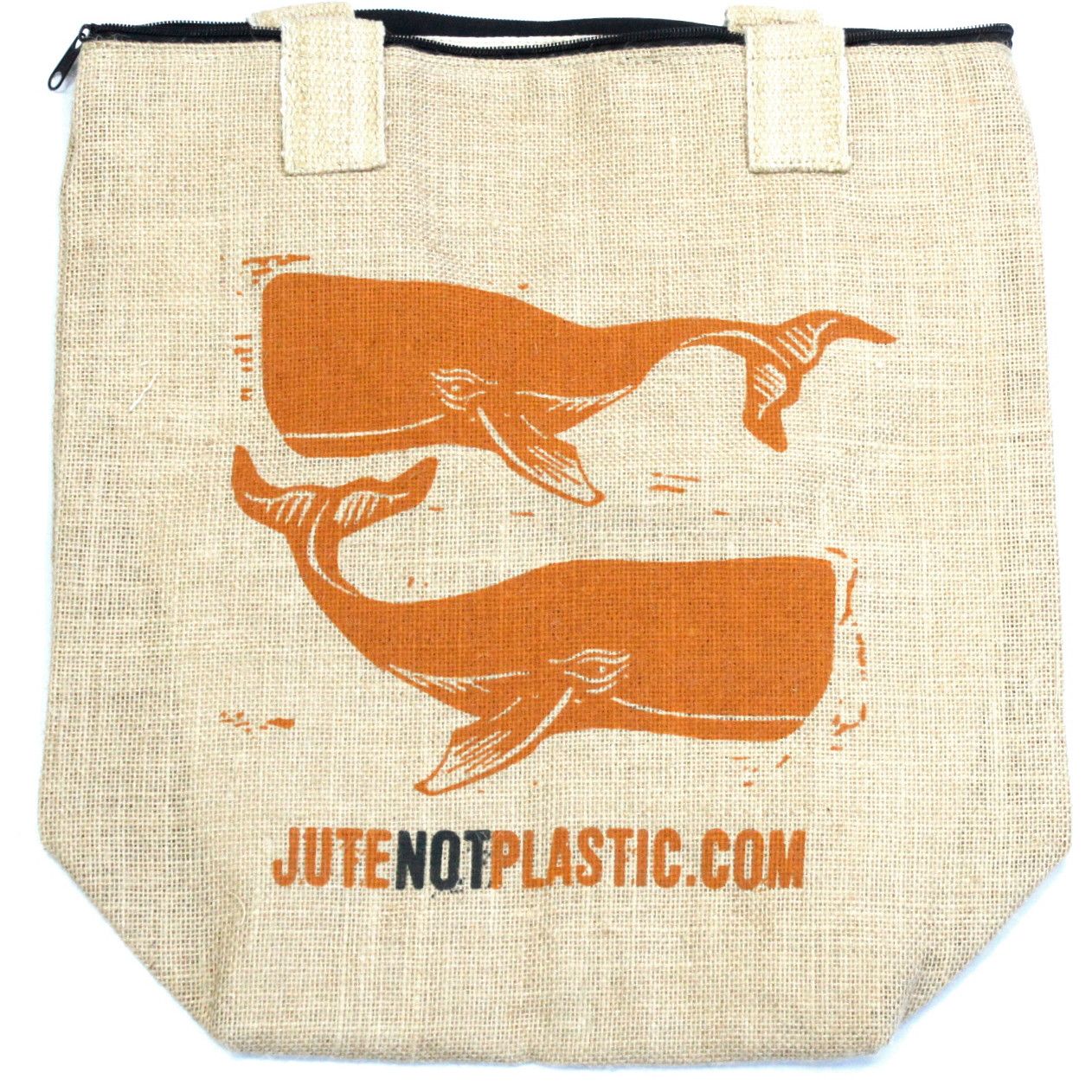 Eco Friendly Two Whales Jute Bag for Stylish Sustainable Shopping