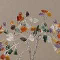 Gemstone Tree with Orgonite Base Featuring 80 Colourful Stones
