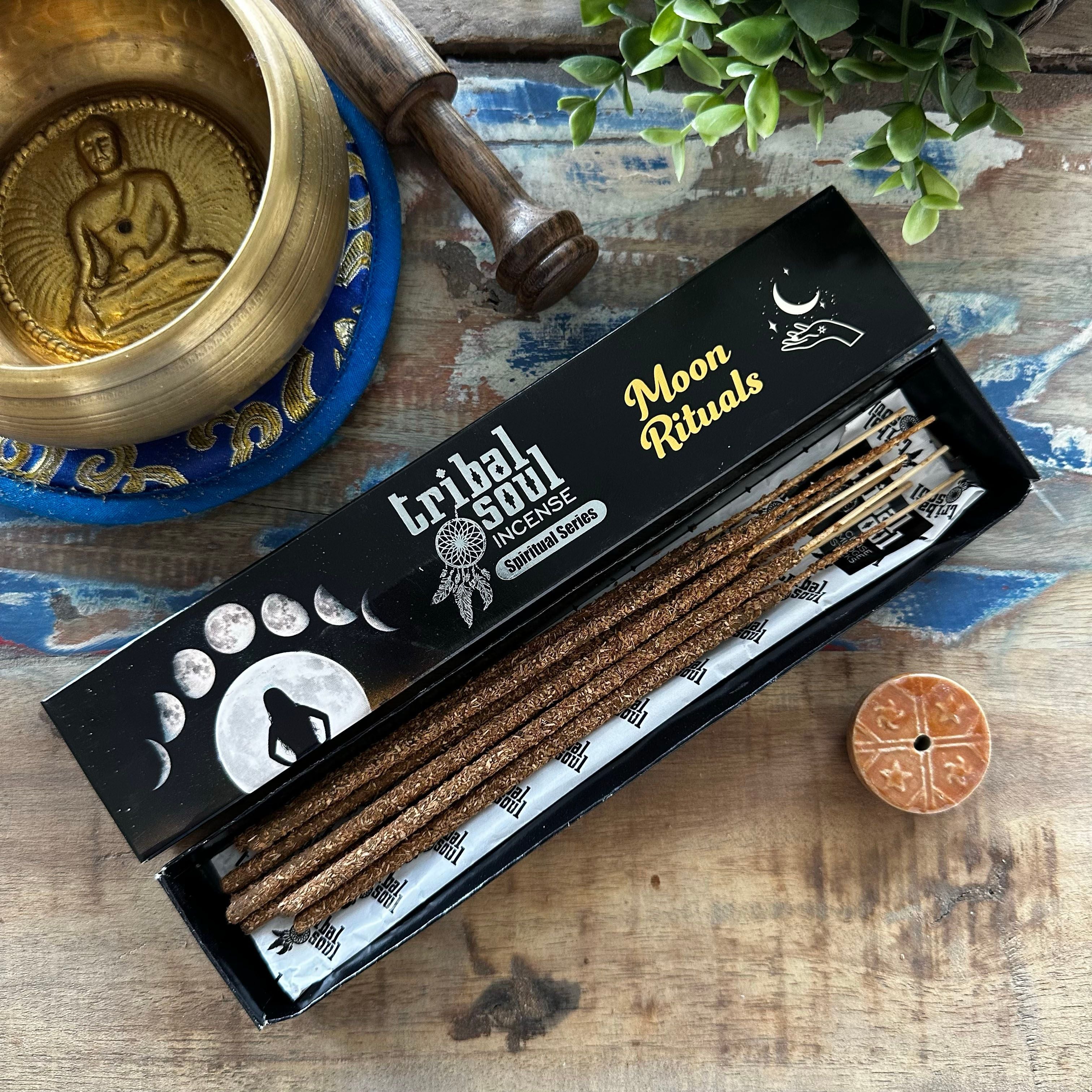 Tribal Soul Spiritual Incense Sticks with Elegant Ceramic Holder