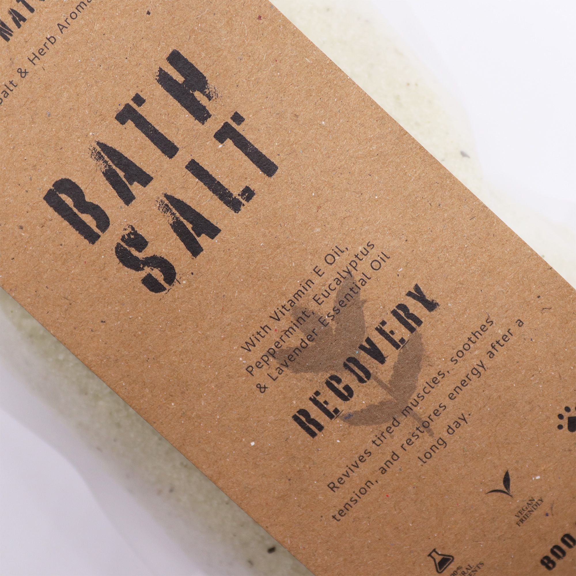 Greenman Rituals Menthol Aromatherapy Epsom Bath Salt for Recovery