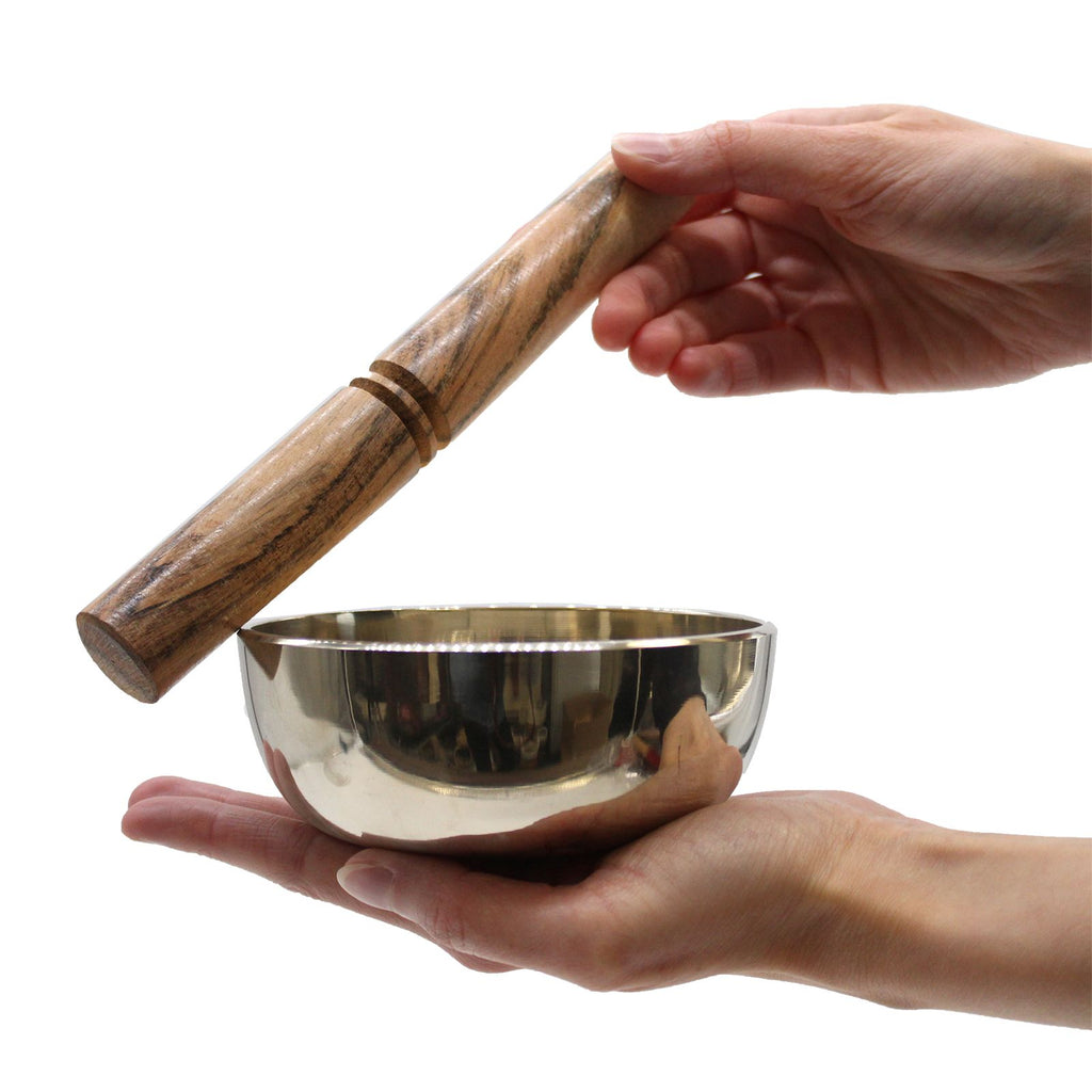 Medium Brass Singing Bowl 12cm for Sound Exploration and Calm