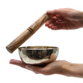Medium Brass Singing Bowl 12cm for Sound Exploration and Calm