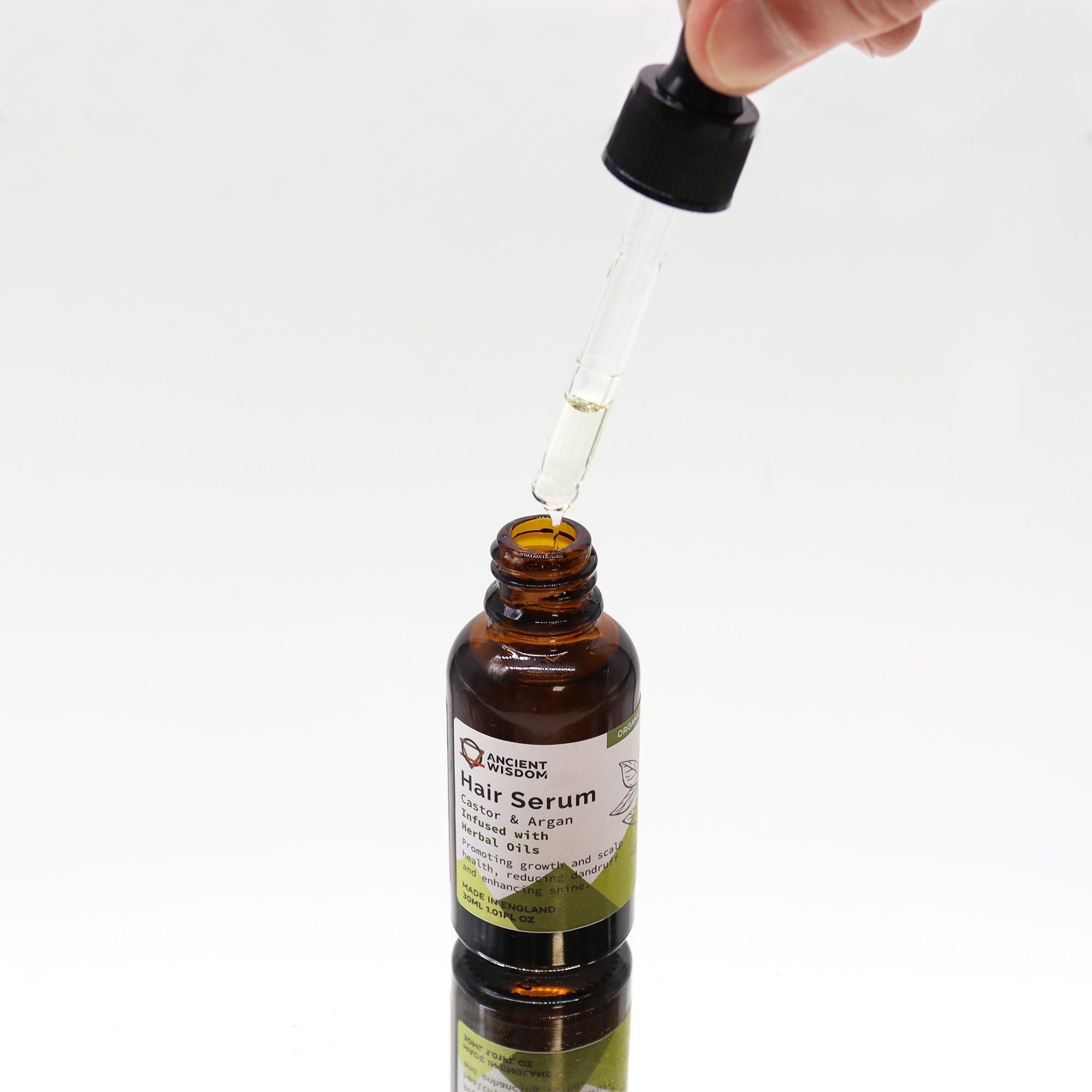 Organic Herbal Hair Serum 30ml for Nourishing Healthy Hair Growth