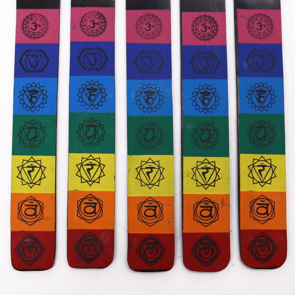 7 Chakra Colour Ashcatcher for Cleanliness and Spiritual Appeal