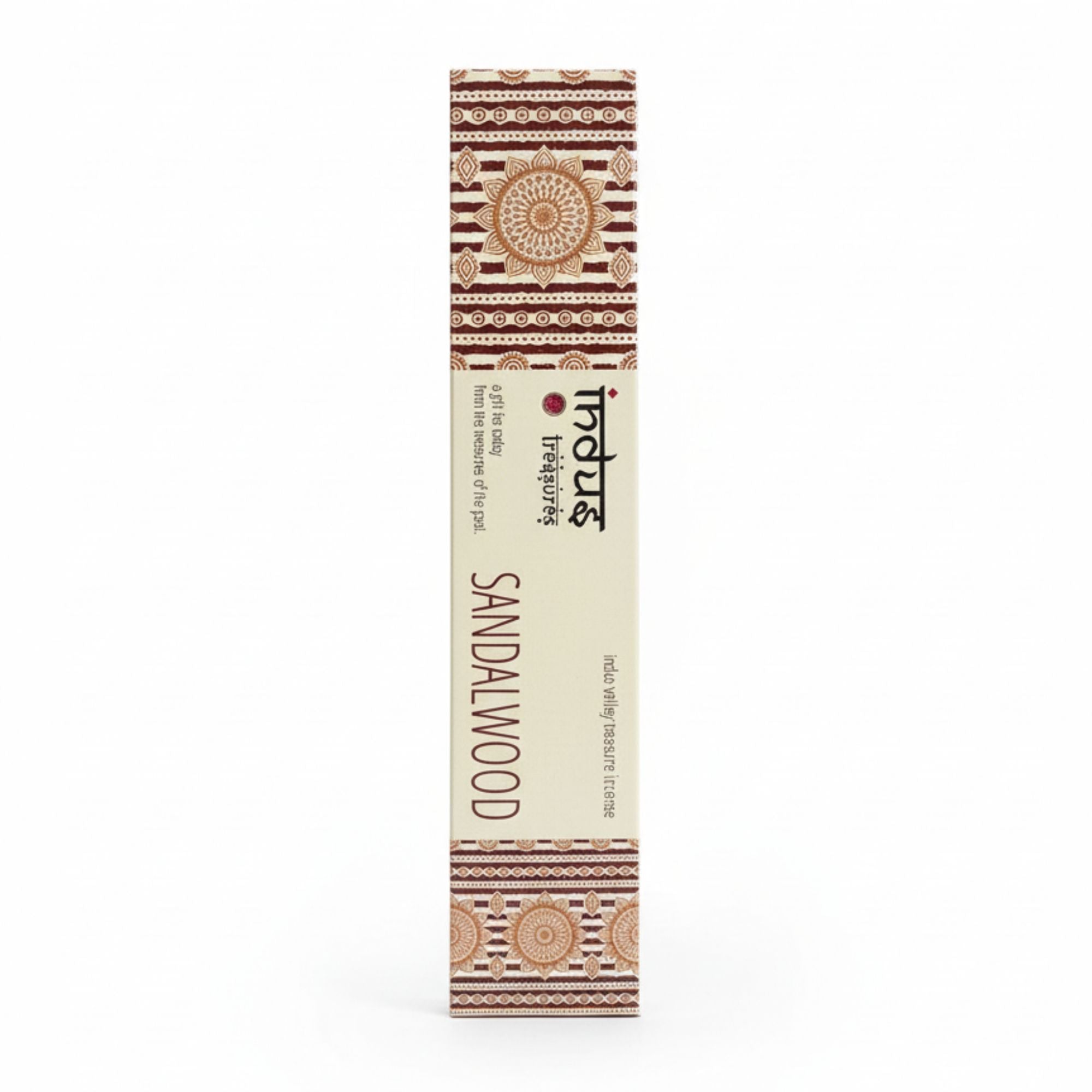 Indus Treasures Sandalwood Incense Sticks 15g Pack of 12