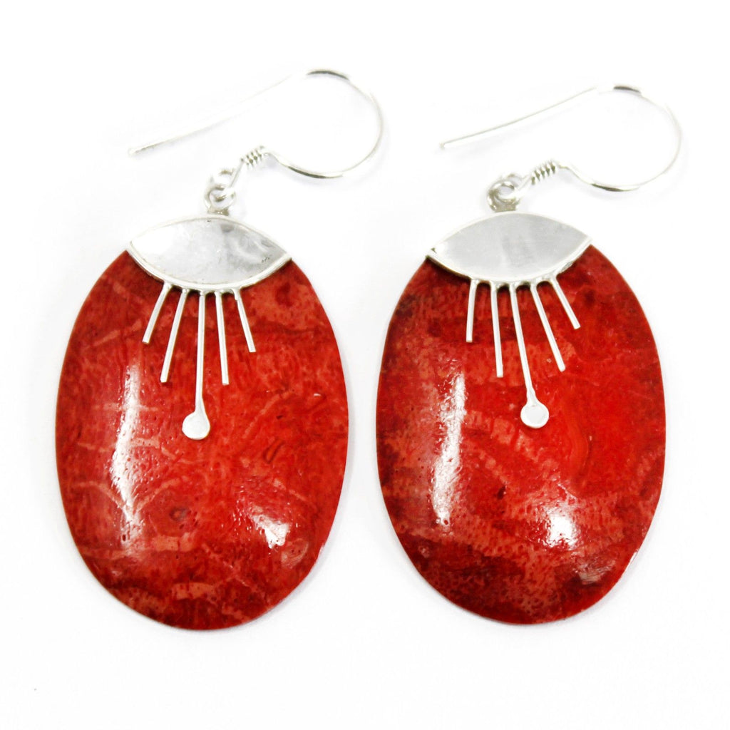 Elegant 925 Silver Earrings with Oval Décor for Stylish Looks