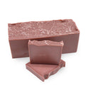 Raspberry Bliss Soap Loaf with Raspberry & Vanilla Cupcake Scent