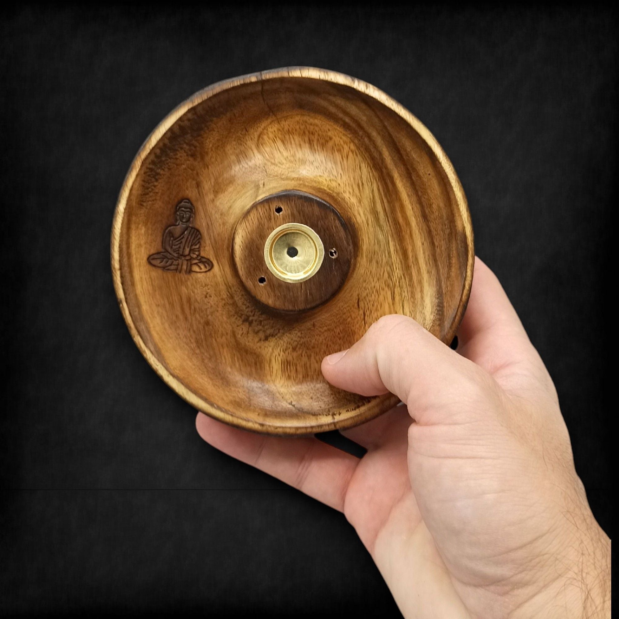 Buddha Incense Stick and Cone Burner Disc for Aromatic Use