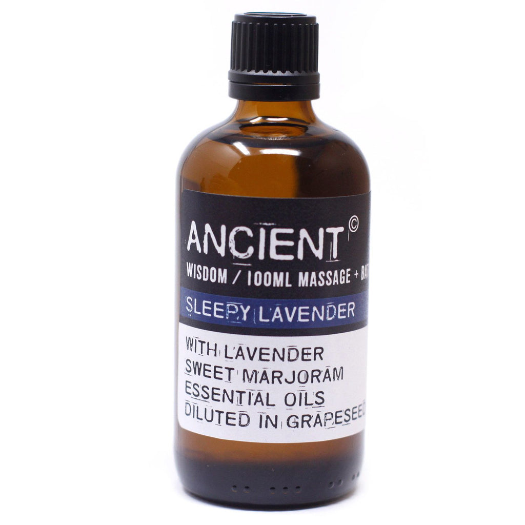 Sleepy Lavender Massage Oil 100ml for Relaxation and Bath Use