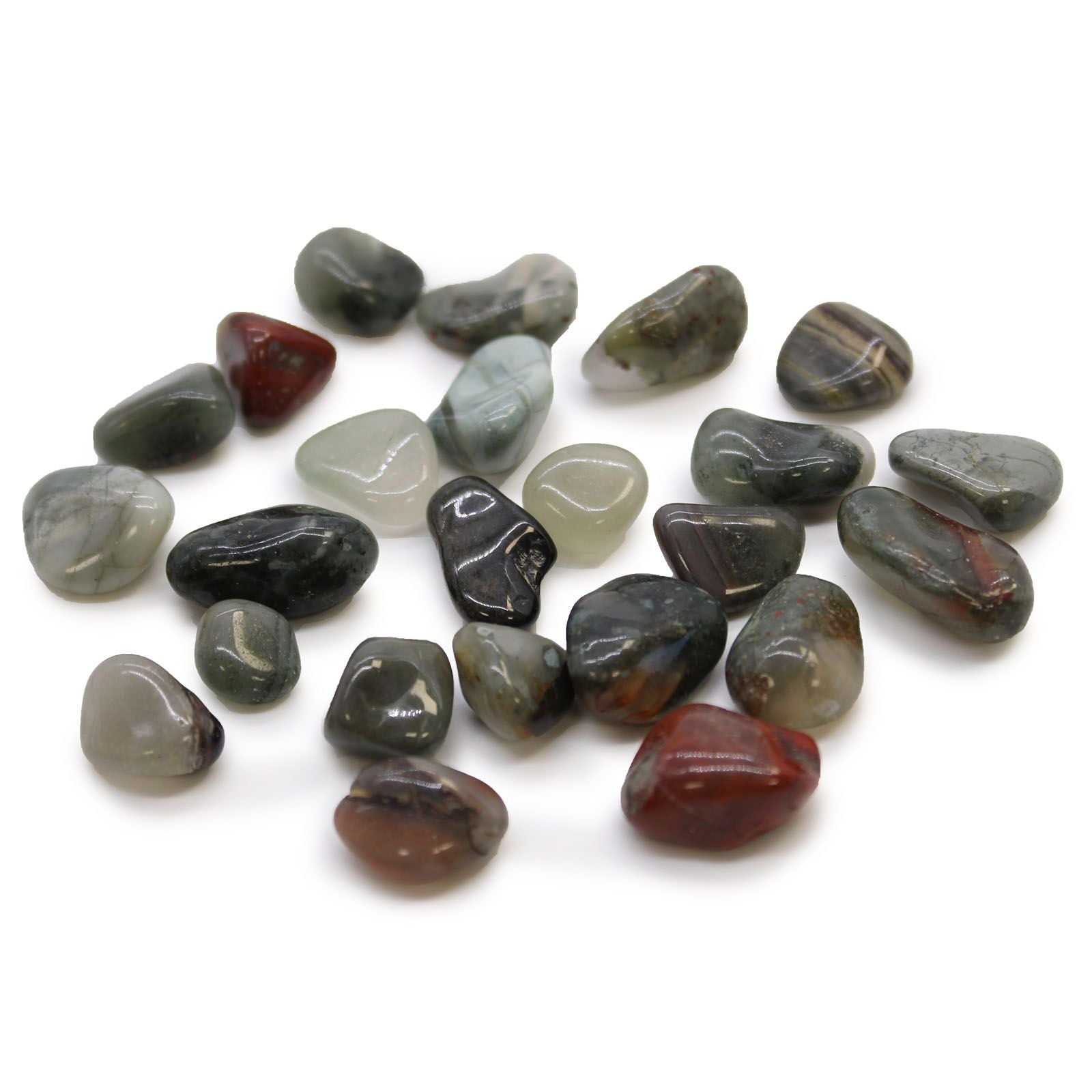 Small African Tumble Stones Bloodstone Unique Collectible Gem