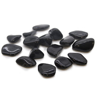 Medium Tumble Stone - Obsidian Black