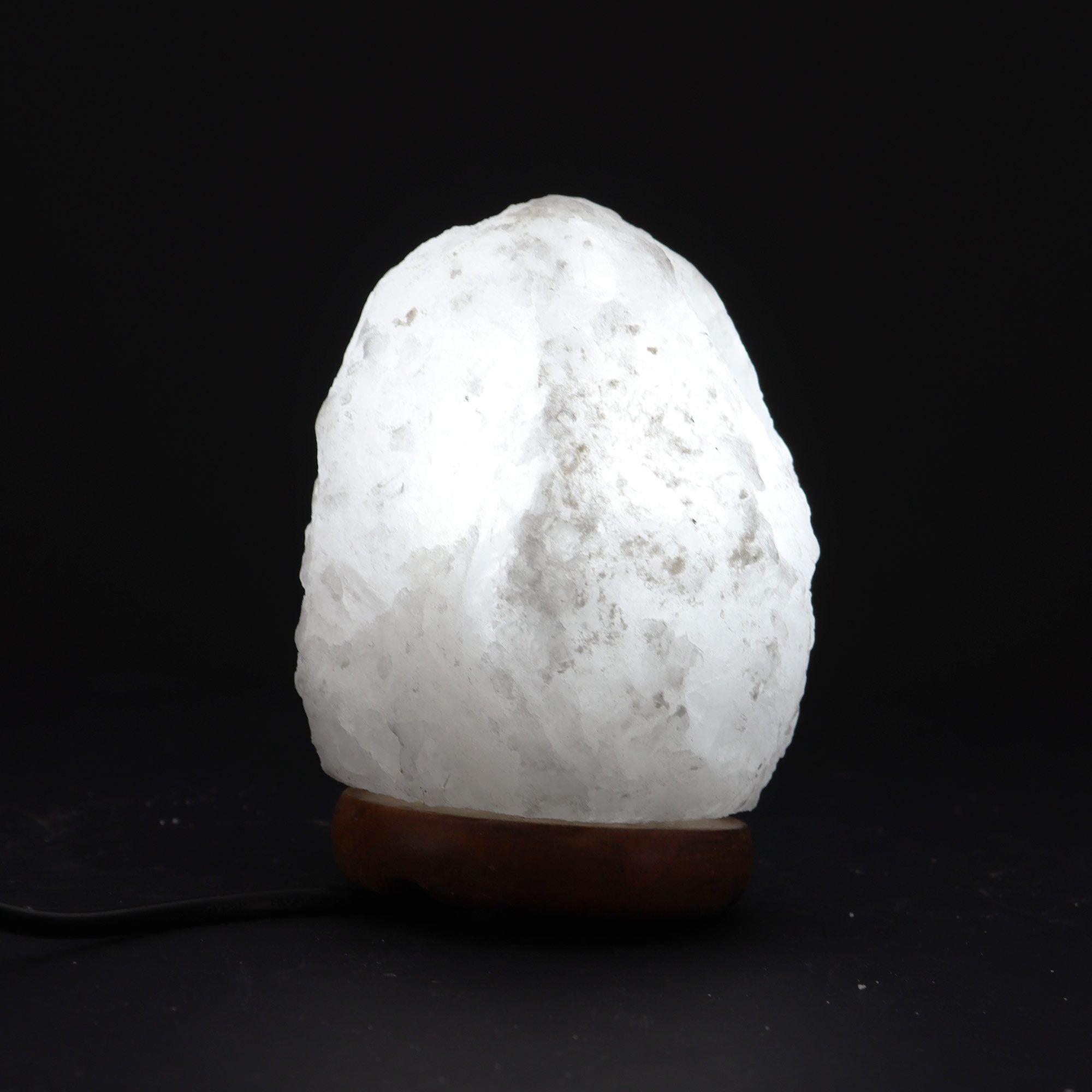 Crystal Rock Himalayan Salt Lamp Unique Artisan Home Decor Accent