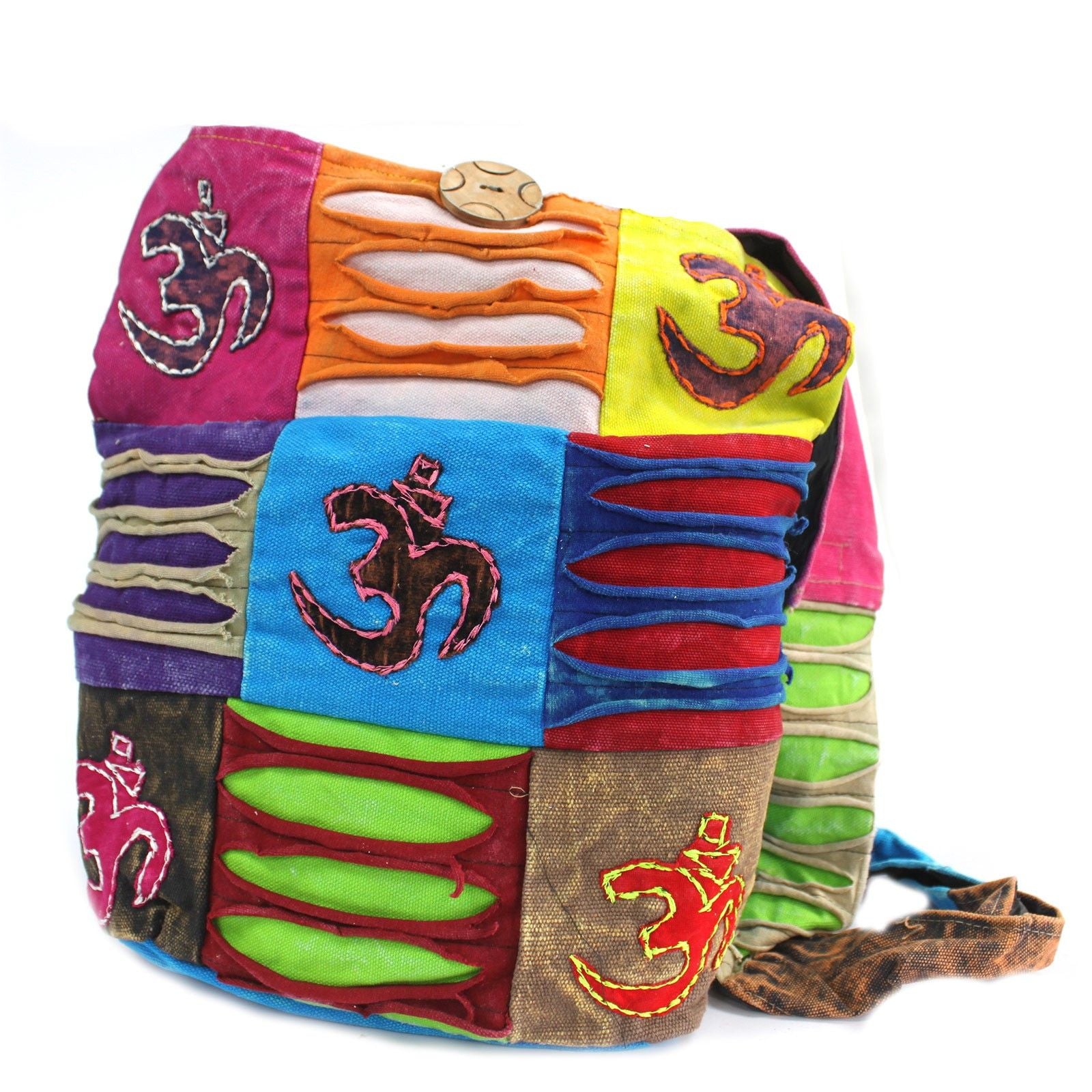 Stylish Teal Ethnic Sling Bag with Unique Om Design for Daily Use