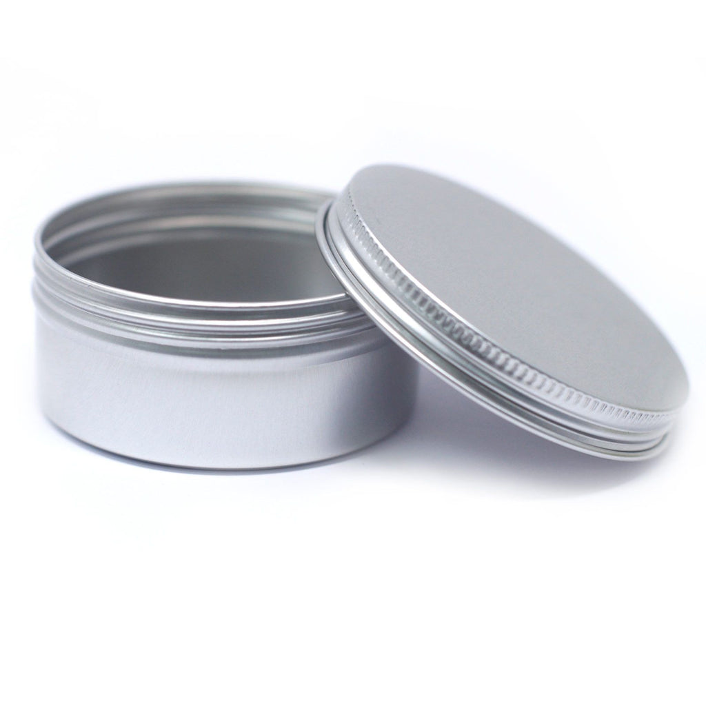 Aluminium Tin Box Round with Screw Top for Versatile Storage