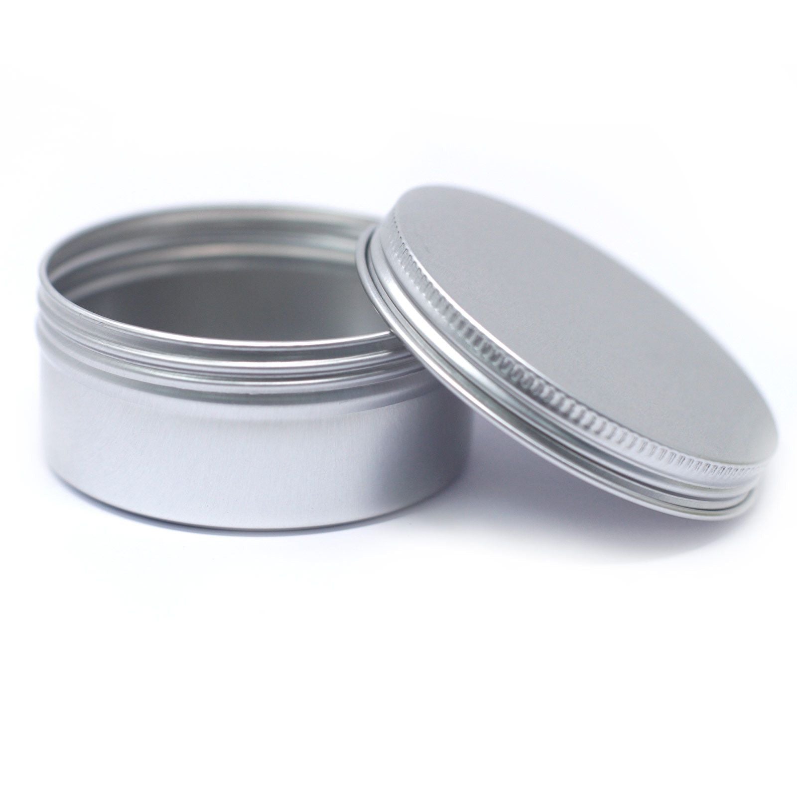 Aluminium Tin Box Round with Screw Top for Versatile Storage