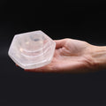 Selenite Hex Bowl 10cm for Stylish Home Decor and Accents