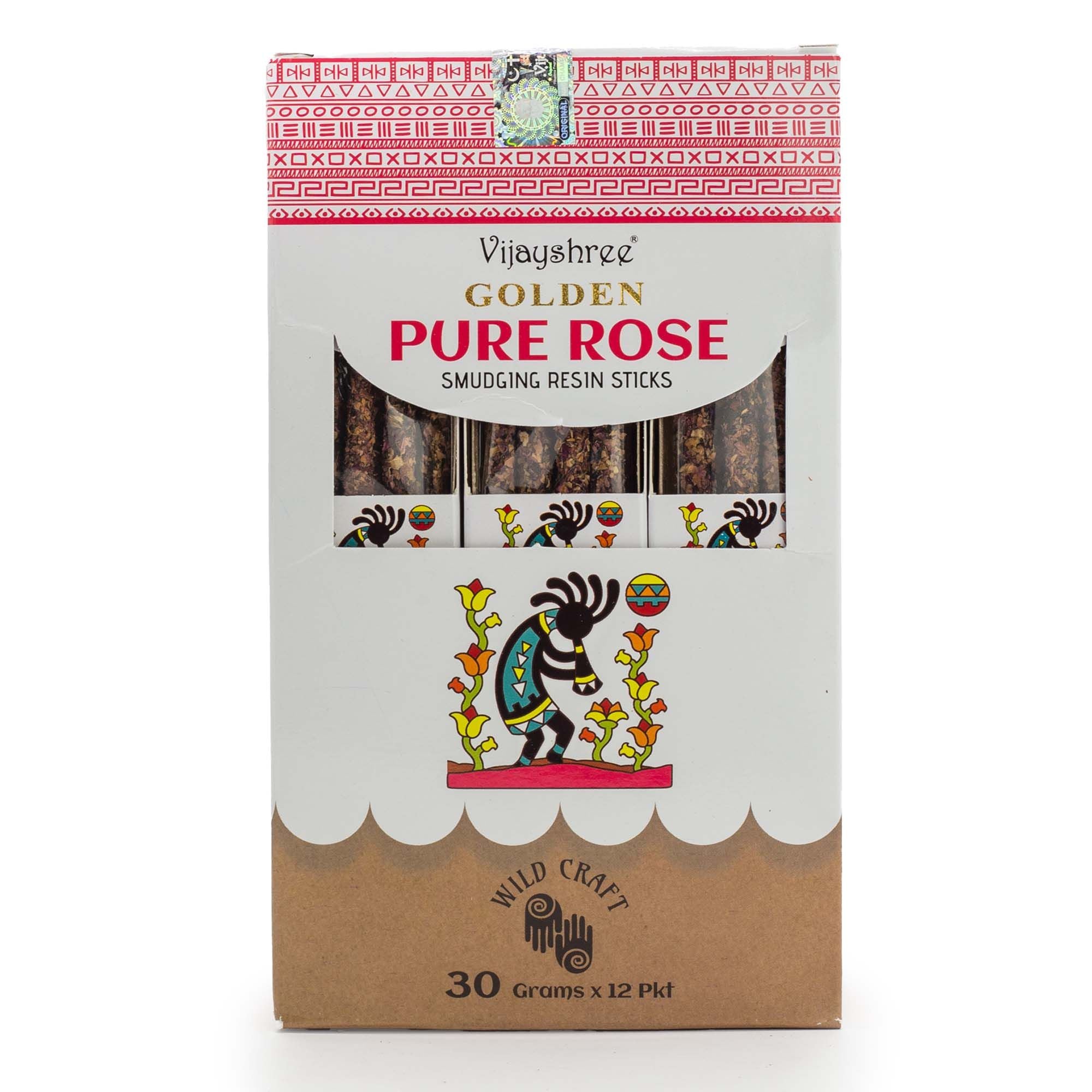 Golden Pure Rose Smudging Resin Sticks Pack of 30g for Aromatic Use