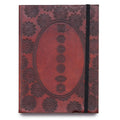 Chakra Mandala Small Notebook with Strap for Note Taking Use