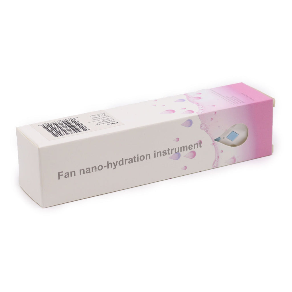 Pink Nano Mist Face Fan and Spray USB Rechargeable Hydration Device