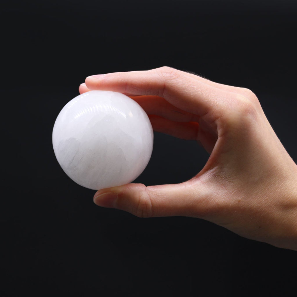 Selenite Sphere 5 to 6 cm for Stunning Home Decor and Display