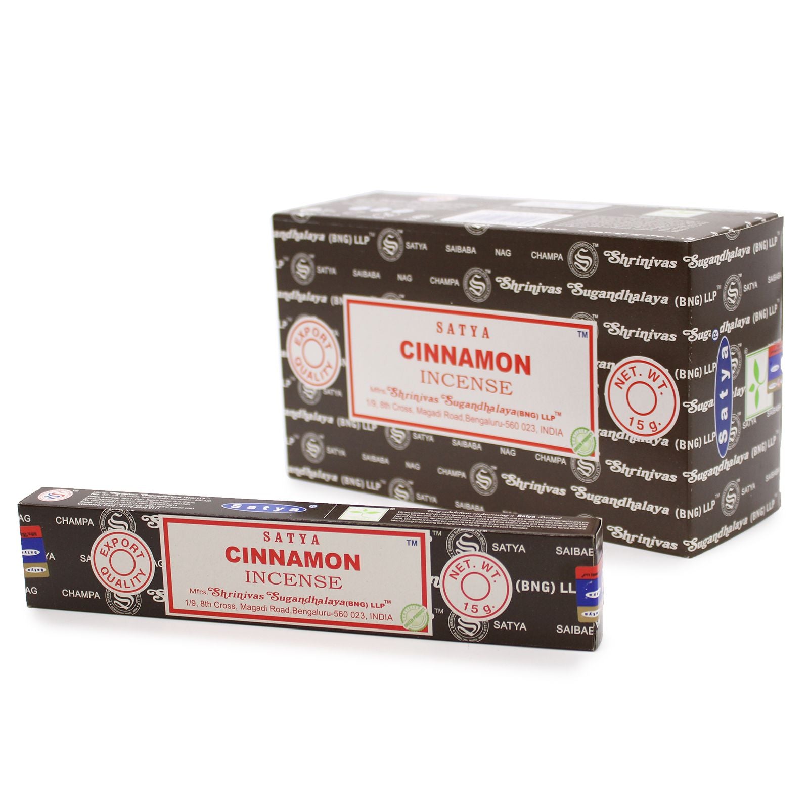 Satya Incense Sticks 15g with Energising Cinnamon Aroma