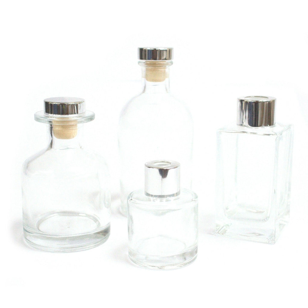 100 ml Square Long Reed Diffuser Bottle Clear for Home Fragrance