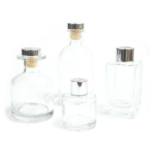 100 ml Square Long Reed Diffuser Bottle Clear for Home Fragrance