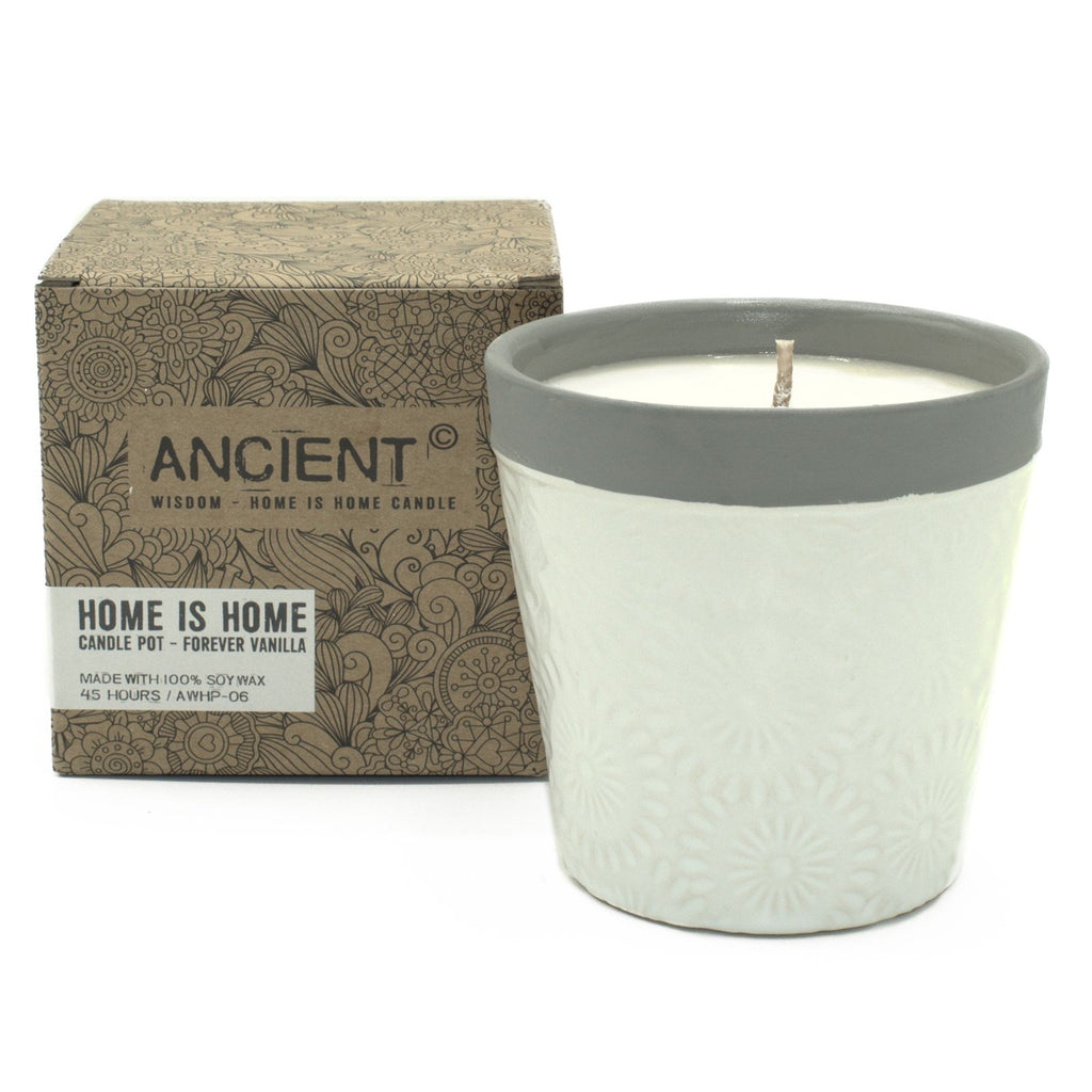 Home is Home Forever Vanilla Candle Pots for a Cozy Atmosphere