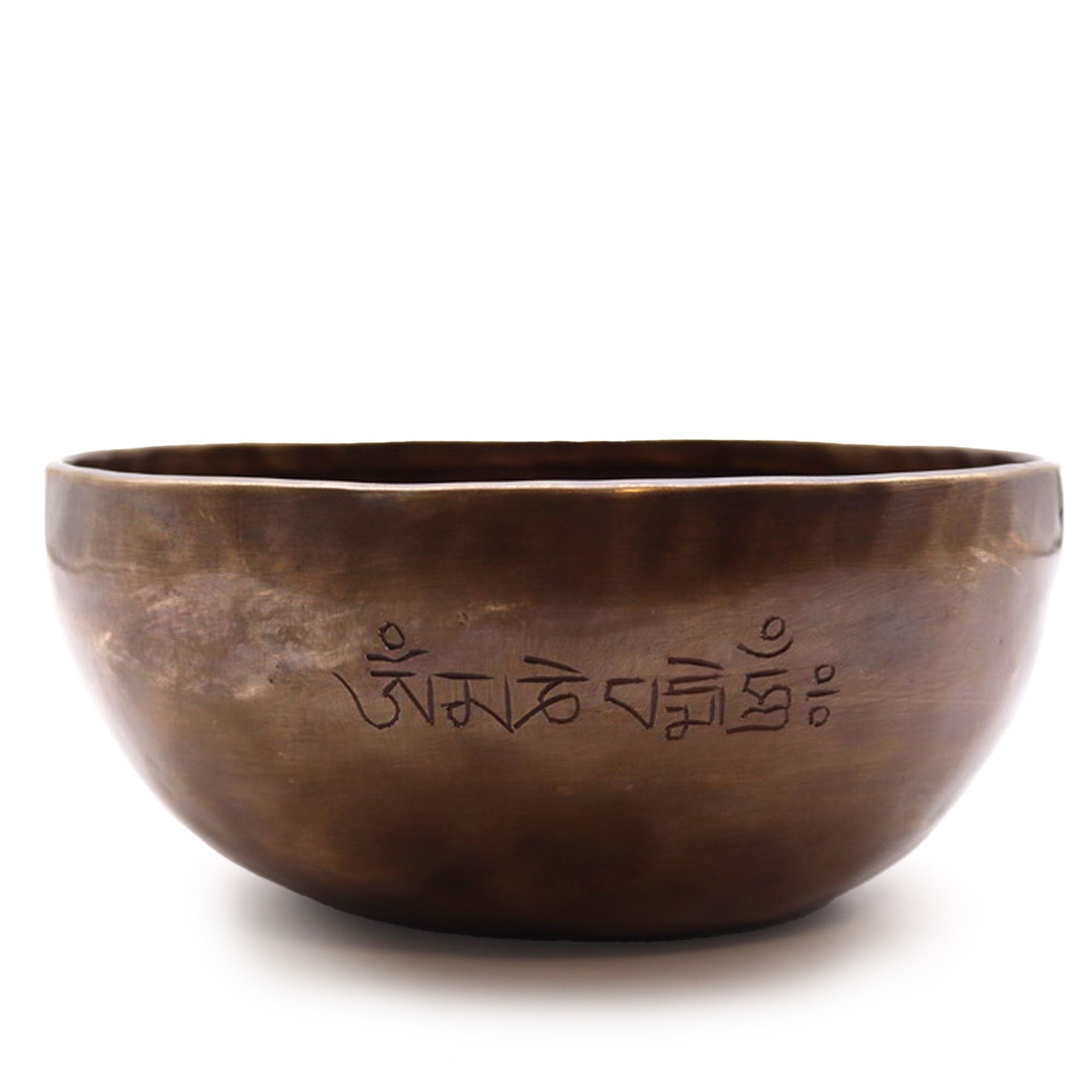 Extra Large Indian Moon Phase Singing Bowl 22cm for Relaxation
